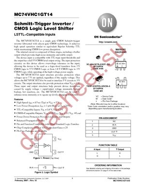 MC74VHC1GT14DF2G datasheet  